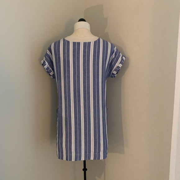 • Tularosa • Warren lace up striped tunic dress - Picture 6 of 11